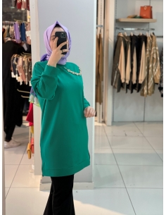 2 İplik Sweat 3107 Benetton Yeşili