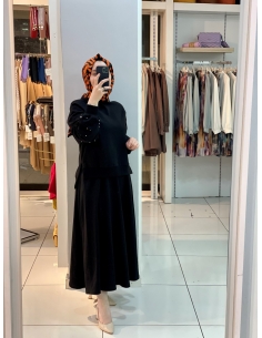 Levidor Etekli Takım siyah