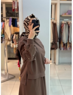 Levidor Etekli Takım kahve 2