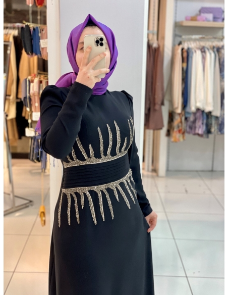 Zen Abiye 4026 siyah