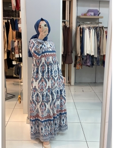 Koton Pamuk Elbise mavi