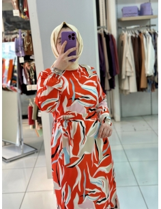 Moda Elbise TURUNCU 2