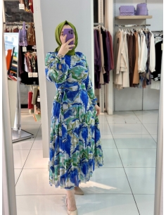 N Prive Elbise 13015  YEŞİL