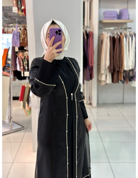 Zen Abaya Takım siyah
