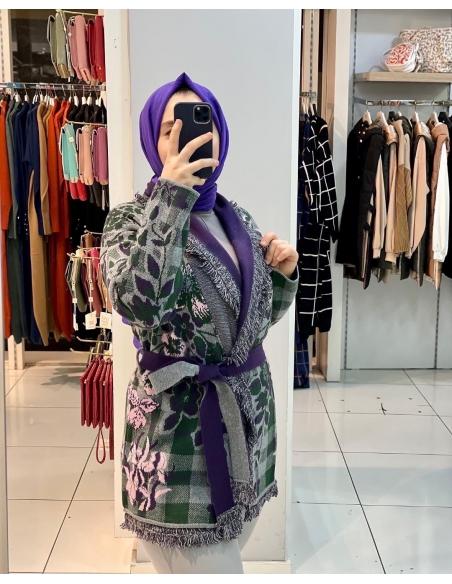 Sementa Hırka Etnik Desen 34366