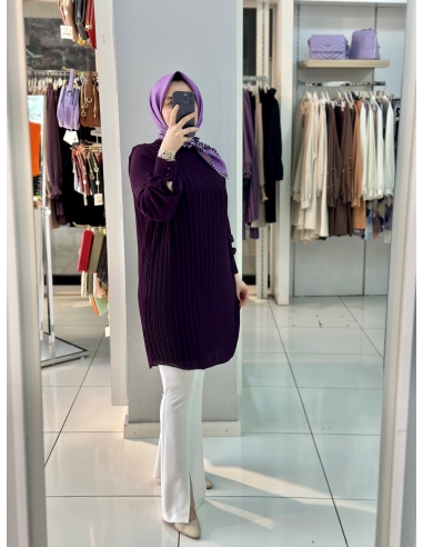 N Prive Plise Tunik MOR