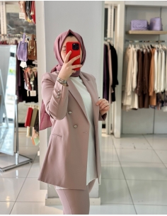 N Prive Ceket Takım pudra 2