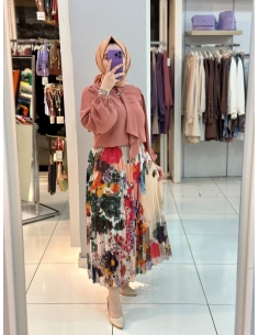 Levidor 2li Plise Takım ŞEKER PEMBE