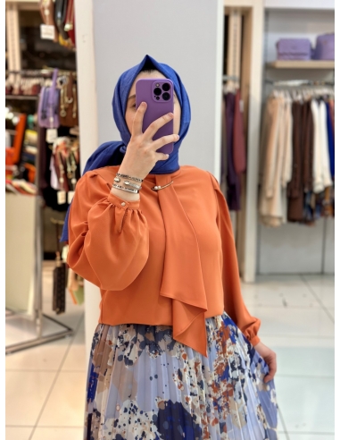 Levidor 2li Plise Takım TURUNCU