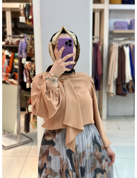 Levidor 2li Plise Takım GRİ-BİSKÜVİ