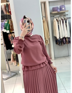 Özkayalar Plise Takım 5325 GÜL RENGİ 2