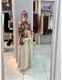 Levidor Pantolonlu Takım kahve