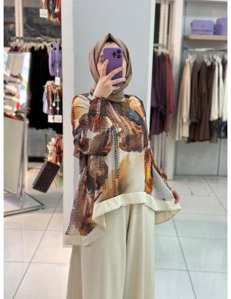 Levidor Pantolonlu Takım kahve