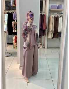 Levidor Pantolonlu Takım lila 2