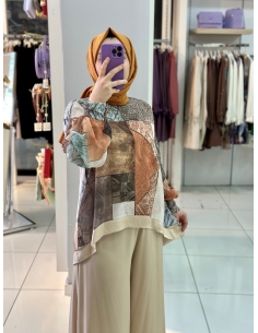 Levidor Pantolonlu Takım  bej