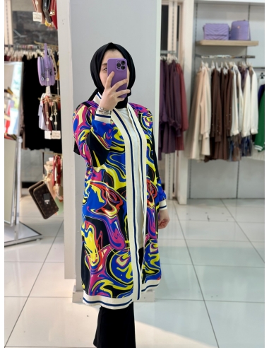 Janset 2li Kimono Takım SİYAH