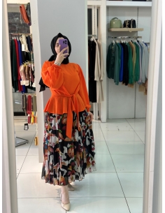 Levidor Bağlamalı Keten Takım