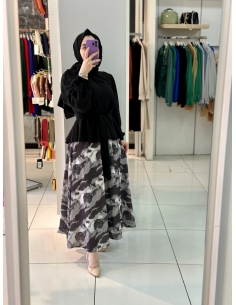 N Prive Keten Takım siyah