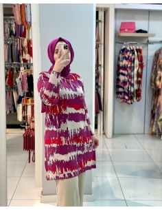 N Prive Triko Tunik FIRÇA DESEN