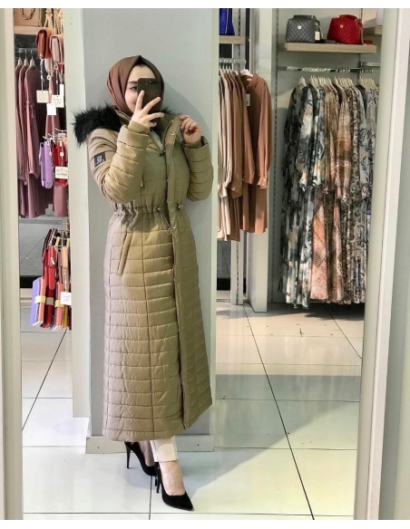 Kayra Şişme Mont Camel