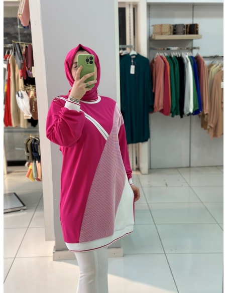 N Prive Bambu Tunik fuşya