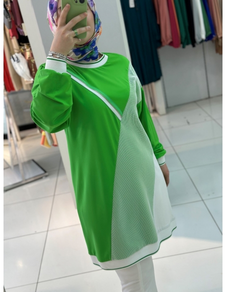 N Prive Bambu Tunik yeşil