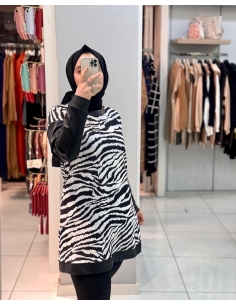 N Prive Deri Detaylı Tunik 19069 2