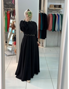 Mısra Zen Abiye Elbise 2102 siyah