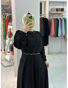 Mısra Zen Abiye Elbise 2102 siyah 2