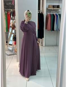 Mısra Zen Abiye Elbise 5008 lila