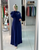 Mısra Zen Abiye Elbise 4021 lacivert