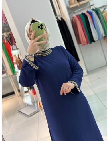 Mısra Zen Abiye Elbise 2101 lacivert