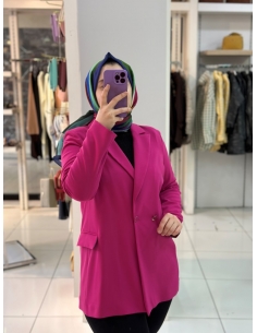 N Prive Ceket Fuşya