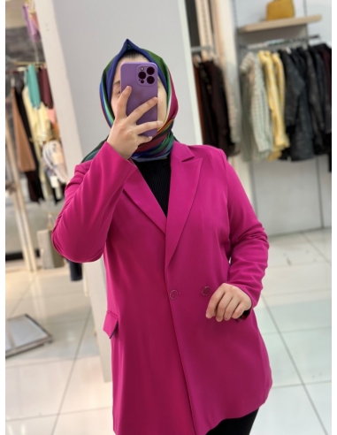 N Prive Ceket Fuşya