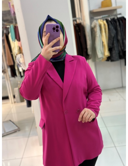 N Prive Ceket Fuşya