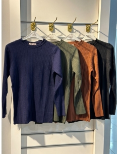 N Prive Fitilli Triko Bluz 33079