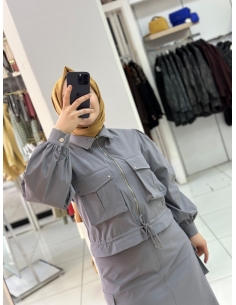 N Prive Ceket 18020 gri