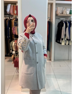 Kayra Kaşe İşlemeli Kaban 17029 2