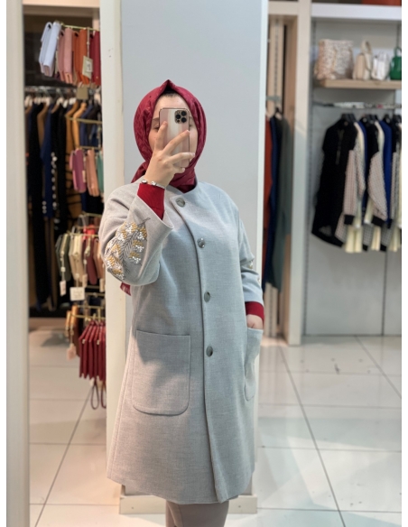 Kayra Kaşe İşlemeli Kaban 17029