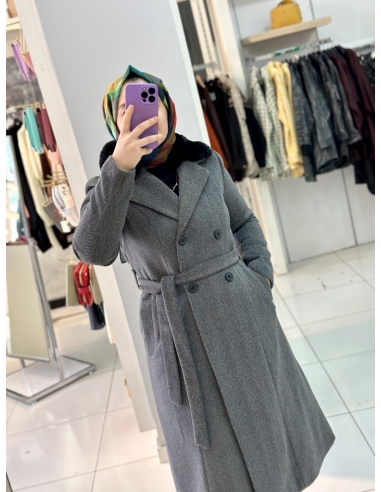 Levidor Kaşe Kaban 570029 SİYAH