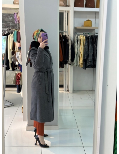 Levidor Kaşe Kaban 570029 SİYAH