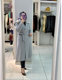 Levidor Kaşe Kaban 570029 GRİ