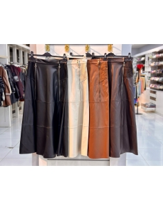 N Prive Deri Etek 18012 Siyah 2