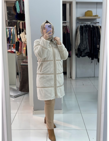 N Prive Kürklü Mont 14067 Taş