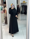 Seyit Özel Kaşe Kaban Siyah