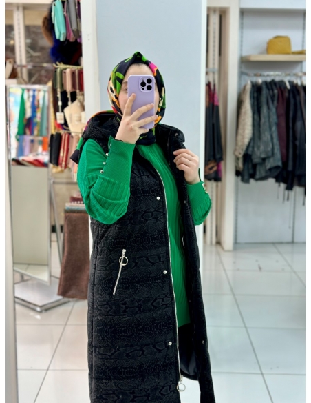 N Prive Şişme Yelek 14078 siyah