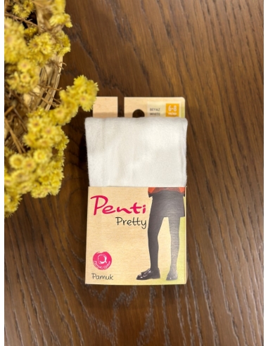 Penti Pretty Pamuk Çocuk Çorabı beyaz