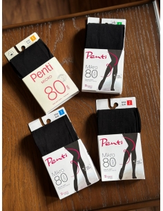 Penti Micro 80 DEN Külotlu Çorap SİYAH