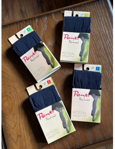 Penti Naturel Koton Pamuklu  Külotlu Çorap Lacivert