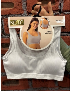 Kota Pedli Büstiyer BEYAZ